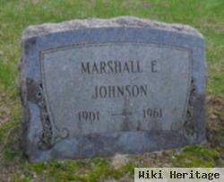 Marshall E Johnson