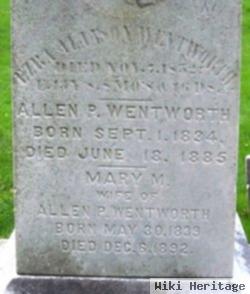 Mary M Wentworth