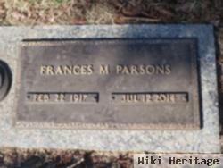 Frances "pat" Meier Parsons