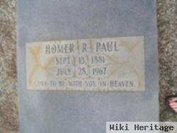 Homer R Paul