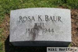 Rosa K Baur