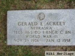 Gerald Ellis Ackley