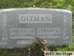 Edward L Ditman