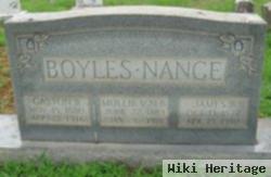 Mary F "mollie" Vernon Nance Boyles