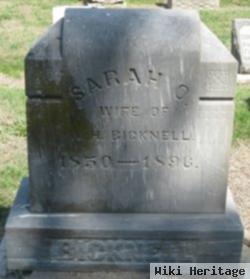 Sarah O Hyde Bicknell