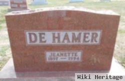 Jeanette De Hamer