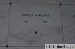 Mrs Rebecca "becky" Welk Wallace