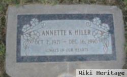 Annette K Kennedy Hiler