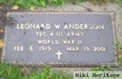 Leonard W Anderson