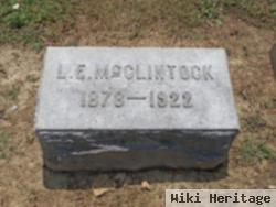 Lawrence E Mcclintock