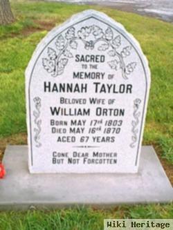 Hannah Taylor Orton