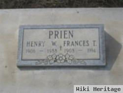 Henry W Prien