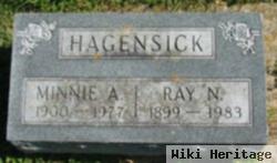 Minnie A. Homan Van Gorder Hagensick