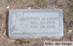 Esther M Lyons