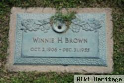 Winnie H Brown