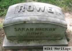 Sarah Hickox Rowe