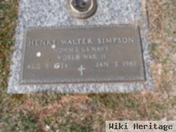 Henry Walter Simpson