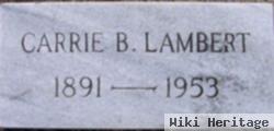 Carrie B. Lambert