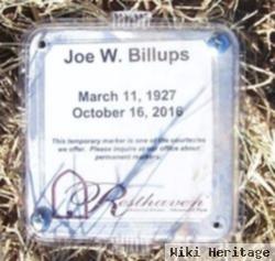 Joe William Billups