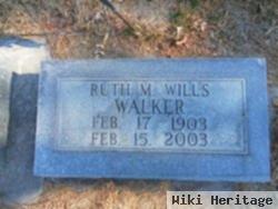 Ruth M. Wills Walker