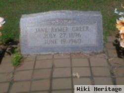 Jane Rymer Greer