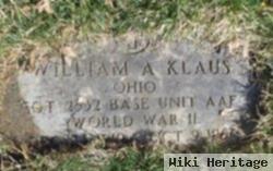 Sgt William A Klaus