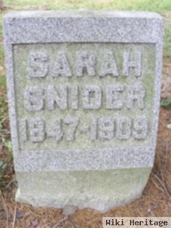 Sarah Snider