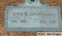 Effie B. Zimmerman