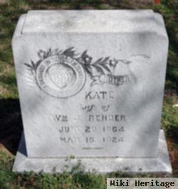 Katherine "kate" Muss Rehders