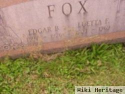 Edgar B Fox