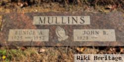 Eunice A Mullins