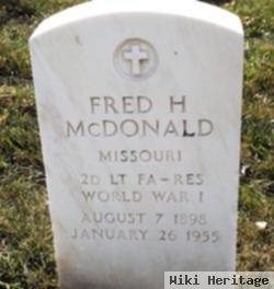 Fred H. Mcdonald