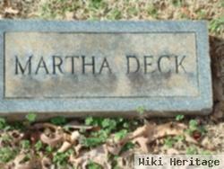 Martha Deck