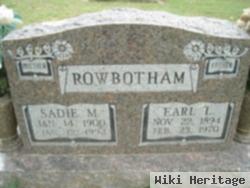 Earl L Rowbotham