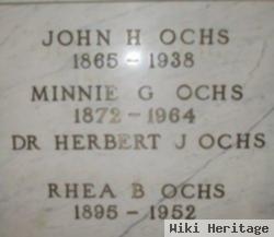 Minnie G. Linstead Ochs