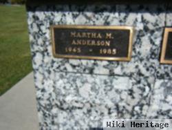 Martha M Anderson