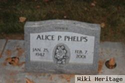 Alice P "cookie" Phelps