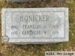 Gertrude W. Honicker