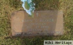 Pfc John Douglas Beaver