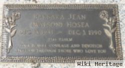 Barbara Jean Watson Hosea