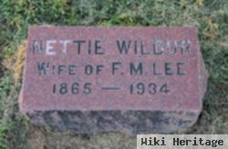 Nettie Gertrude Wilber Lee