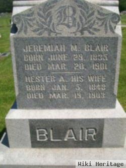 Jeremiah M Blair