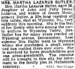 Martha Lazarus Butler