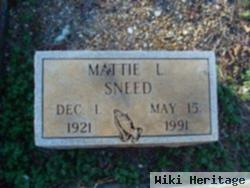 Mattie T "mama Lou" Sneed