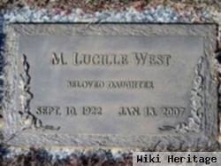 M Lucille West