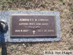 Johnett B. Owens