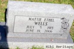 Mattie Ethel Wells