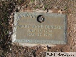 Mary Anne Duncan