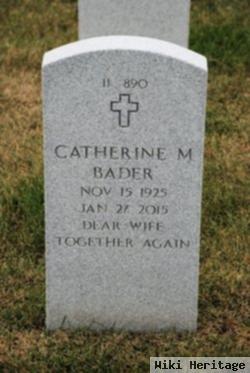 Catherine M Bader