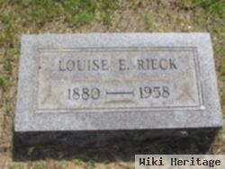 Louise E Rieck